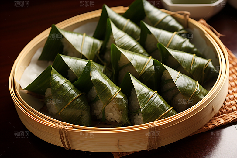 粽子自然传统美食摄影图