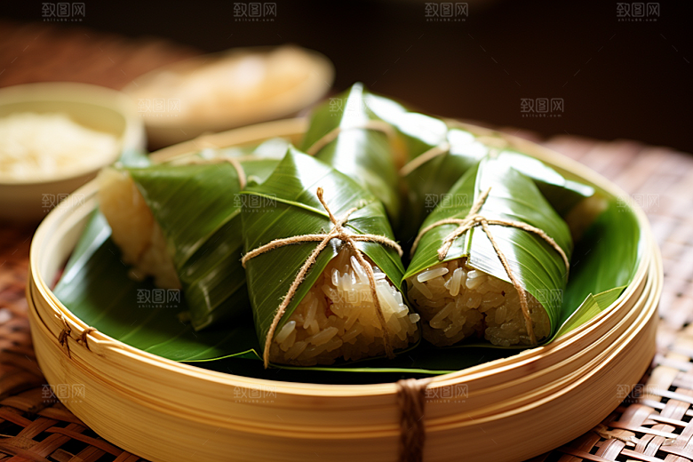 粽子小吃节日节气摄影图