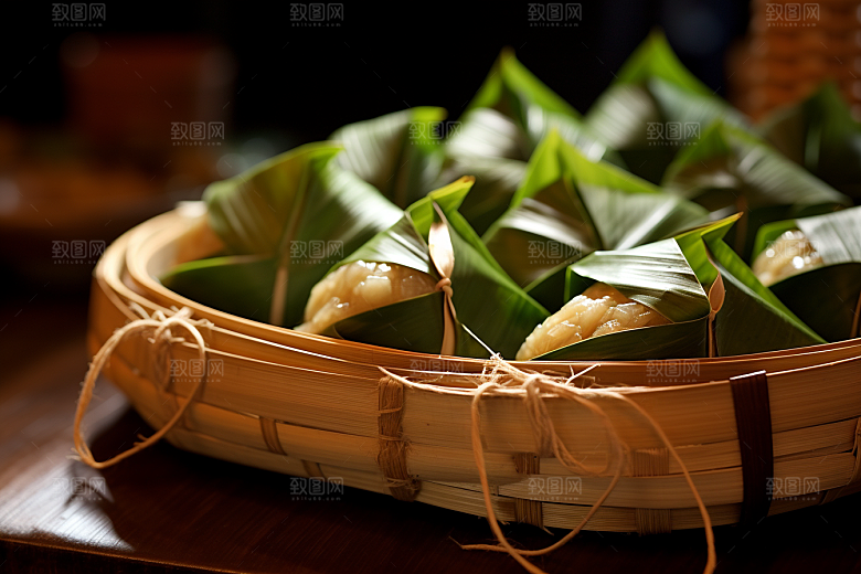 粽子美味节日节气摄影图
