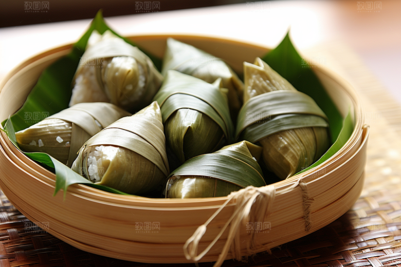 粽子节日节气传统美食摄影图