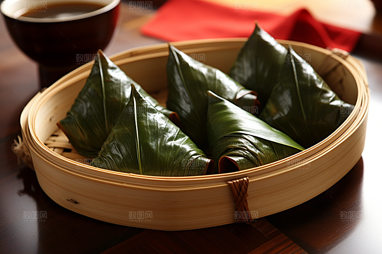 粽子自然美味摄影图