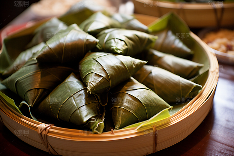 粽子节日节气传统美食摄影图