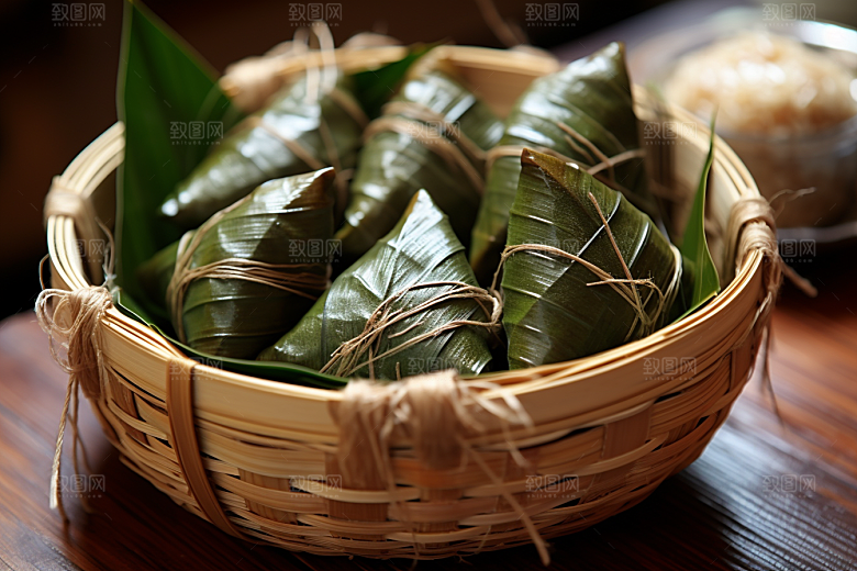 粽子美味高清摄影图