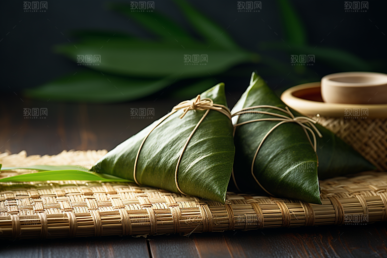 粽子高清美味摄影图
