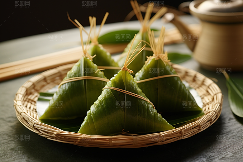 粽子高清美味摄影图