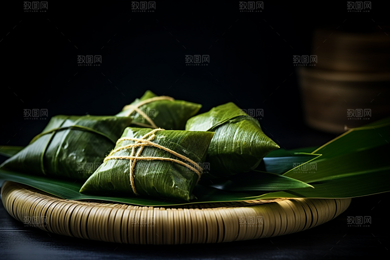 粽子高清美味摄影图