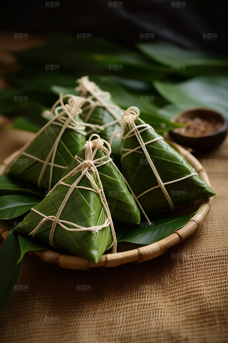 粽子高清美味摄影图