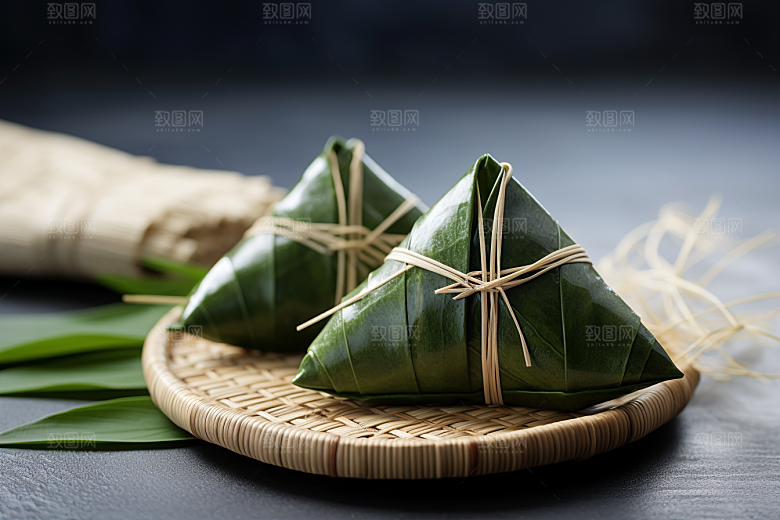 粽子传统美食端午节摄影图