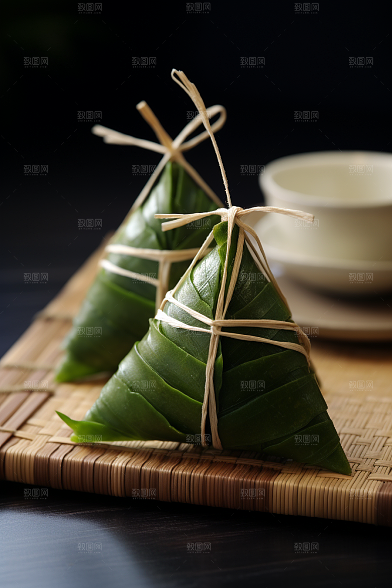 粽子自然传统美食摄影图