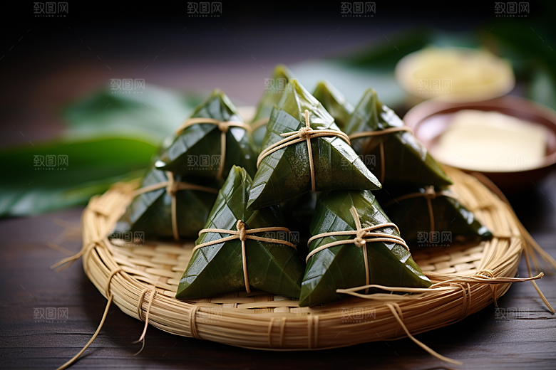 粽子高清美味摄影图