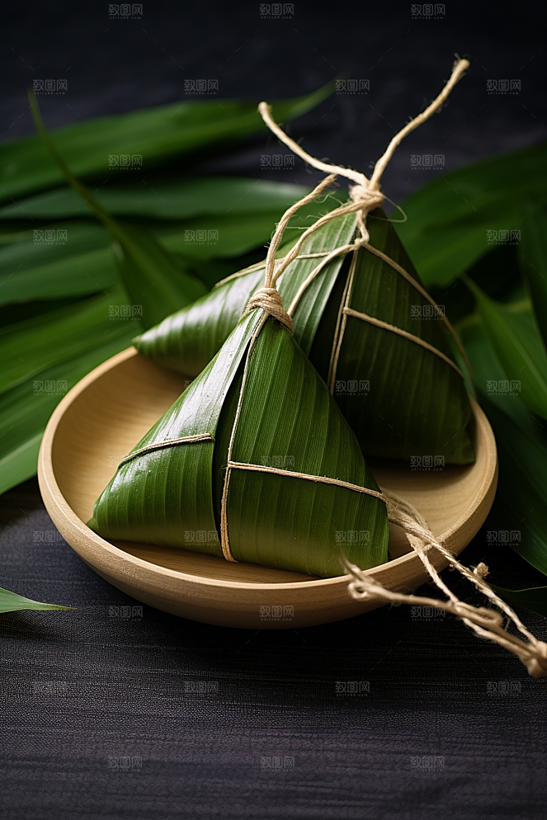 粽子端午节自然摄影图