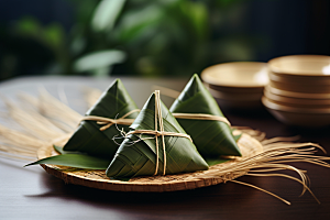 粽子节日节气小吃摄影图