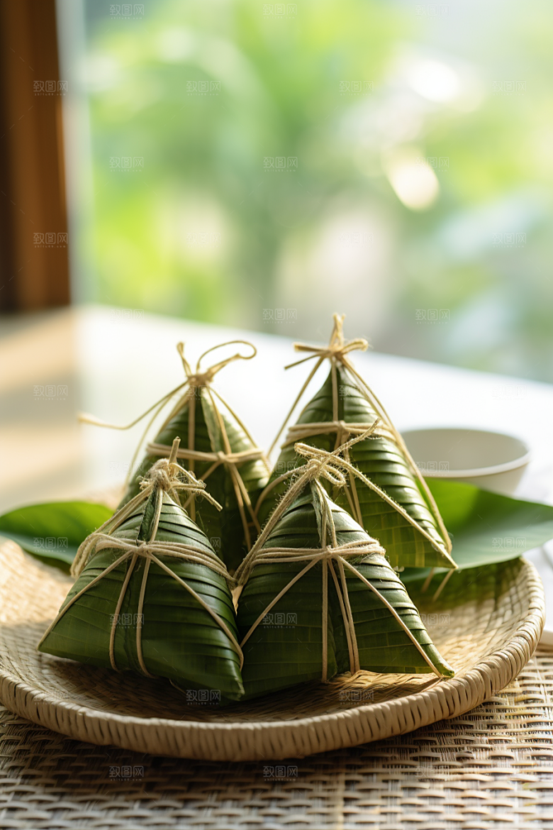粽子美味节日节气摄影图