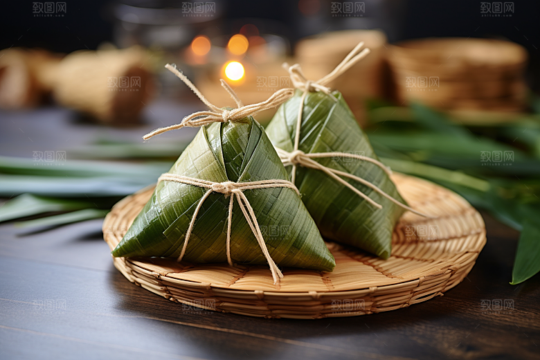 粽子高清传统美食摄影图