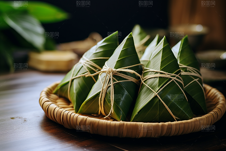 粽子端午节传统美食摄影图