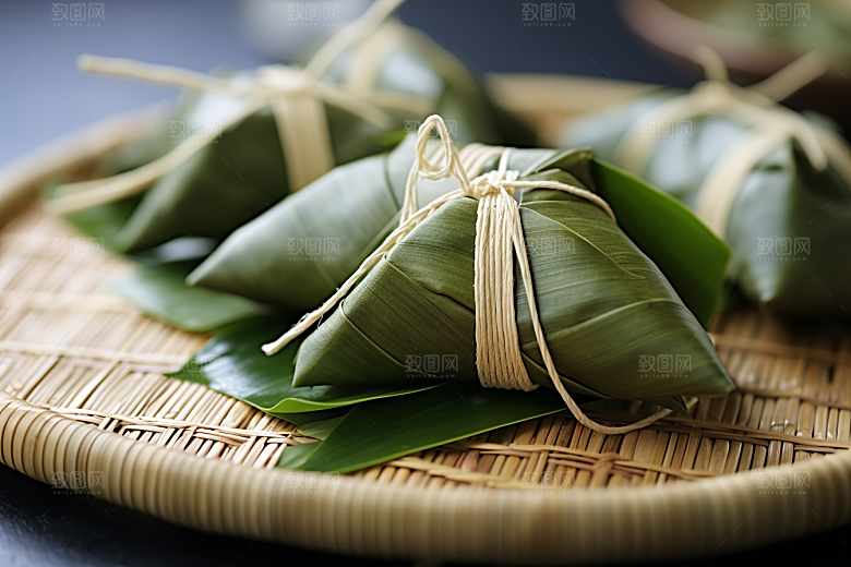 粽子小吃自然摄影图