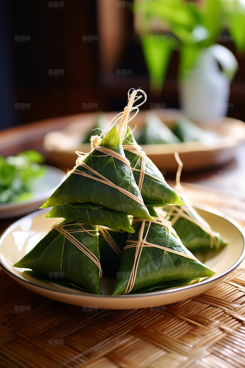 粽子美味节日节气摄影图
