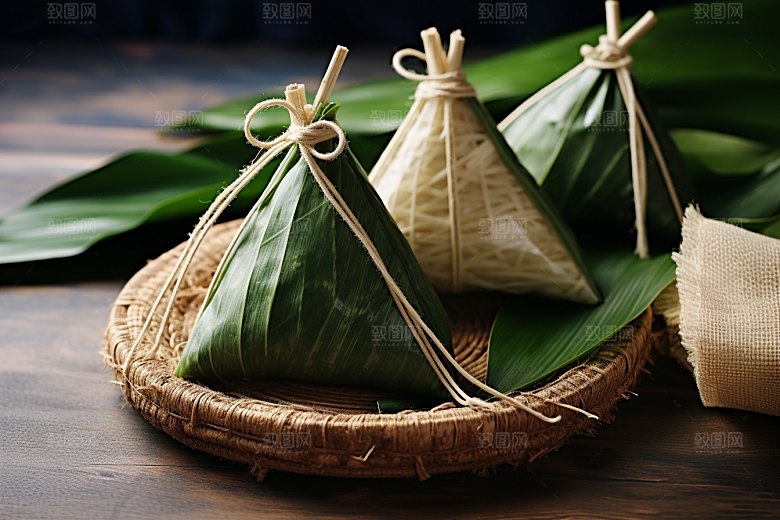粽子小吃端午节摄影图