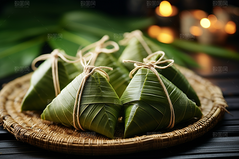 粽子美味高清摄影图