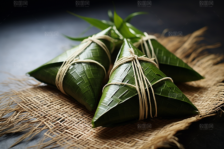 粽子自然小吃摄影图