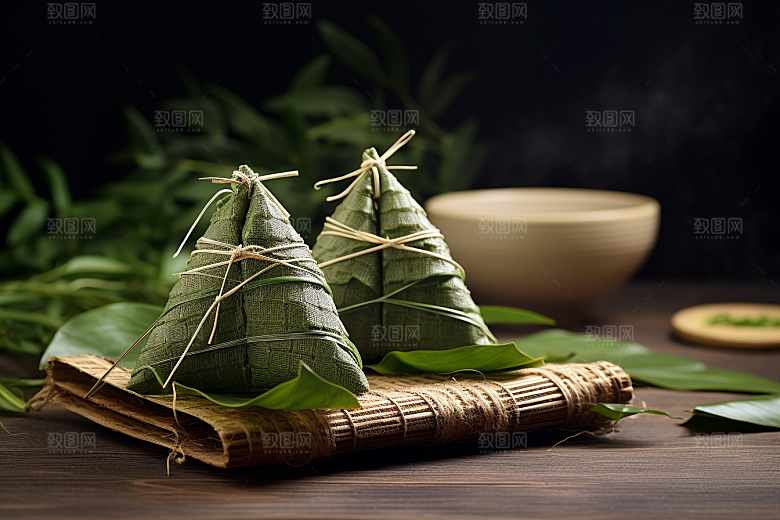 粽子高清美味摄影图