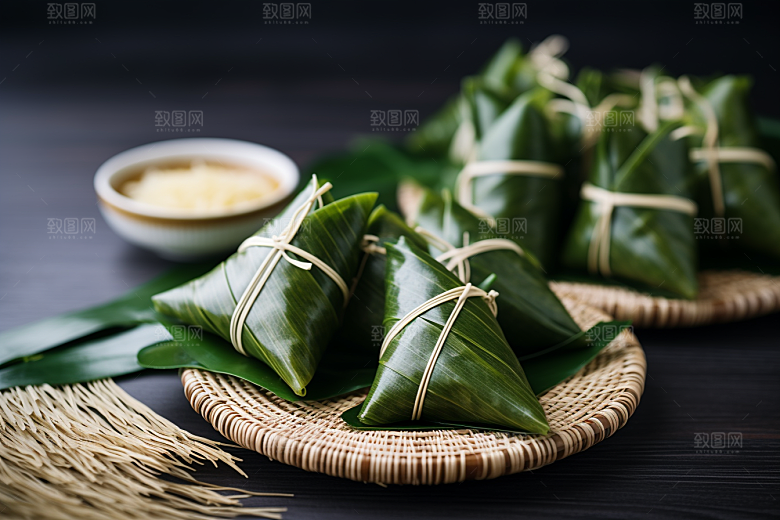 粽子传统美食节日节气摄影图