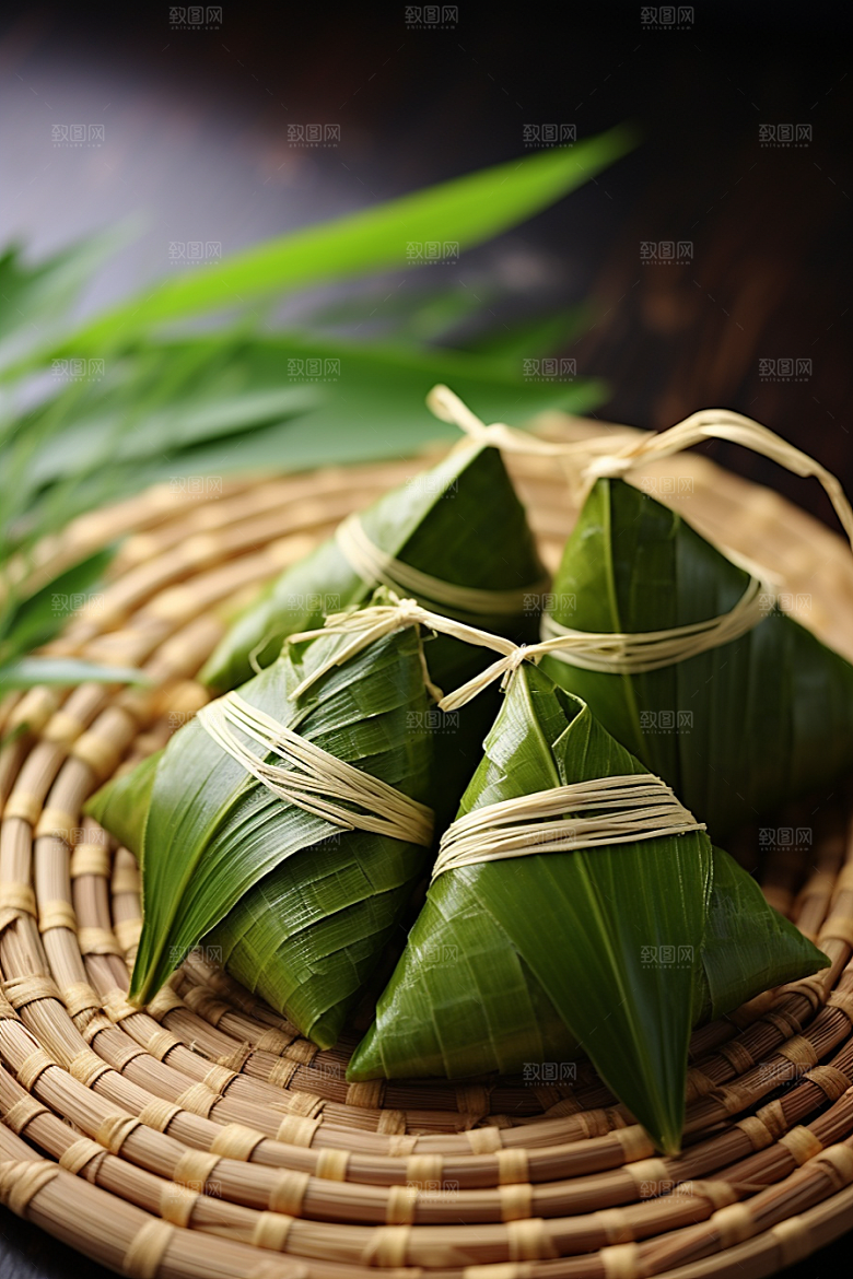 粽子节日节气传统美食摄影图