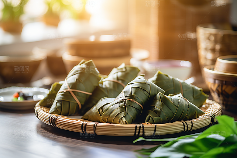 粽子高清小吃摄影图