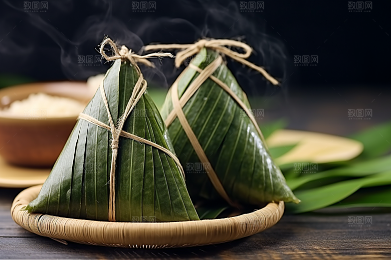 粽子小吃节日节气摄影图