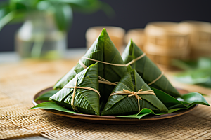 粽子节日节气小吃摄影图