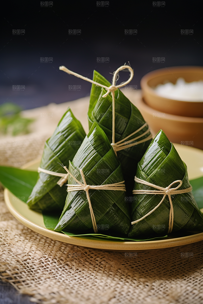 粽子高清小吃摄影图