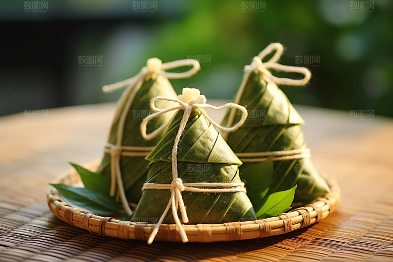 粽子美味自然摄影图