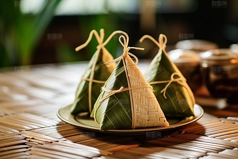 粽子自然包粽子摄影图