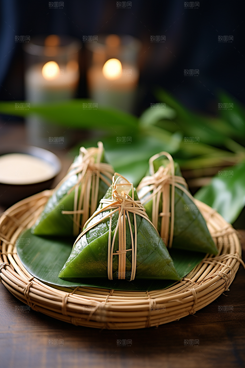粽子美味高清摄影图