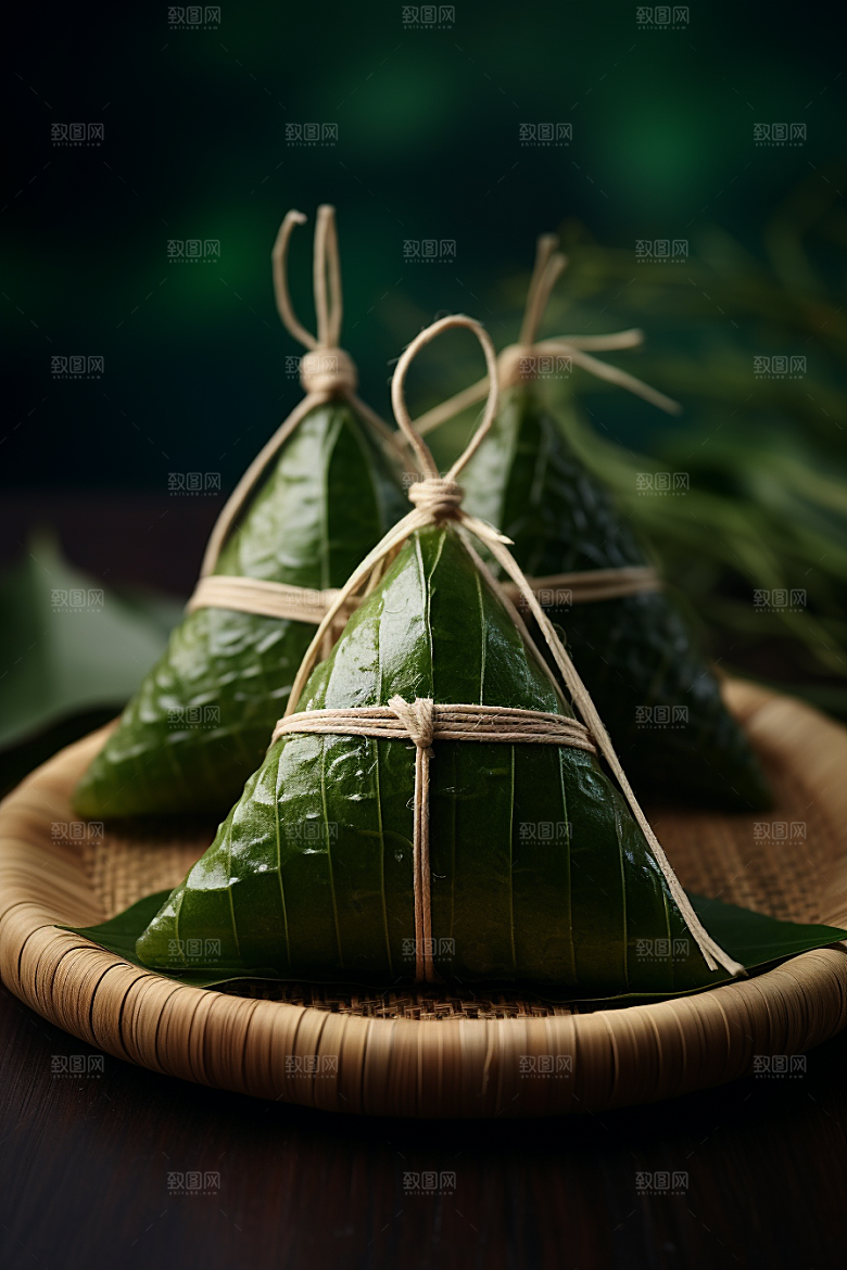 粽子传统美食端午节摄影图