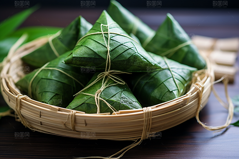 粽子节日节气传统美食摄影图