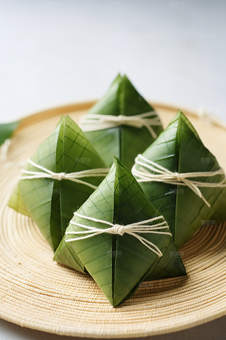 粽子传统美食美味摄影图