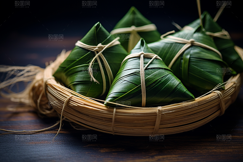 粽子小吃节日节气摄影图