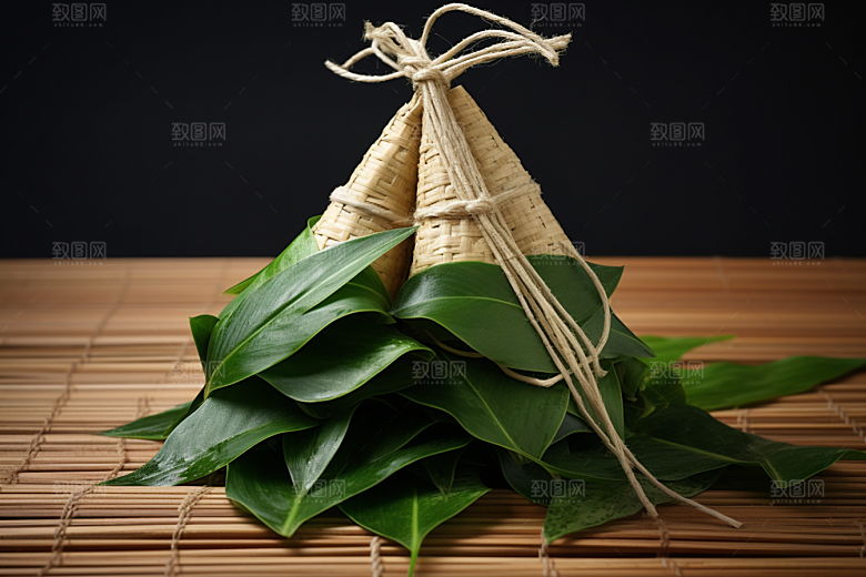 粽子节日节气美味摄影图