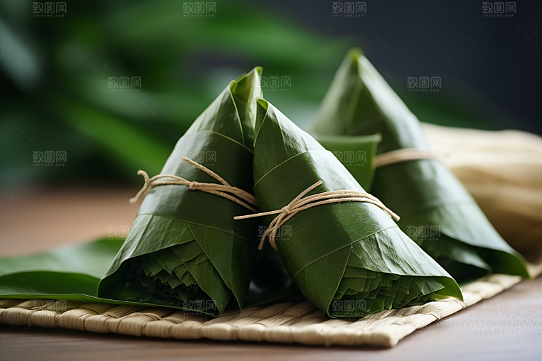 粽子端午节美味摄影图
