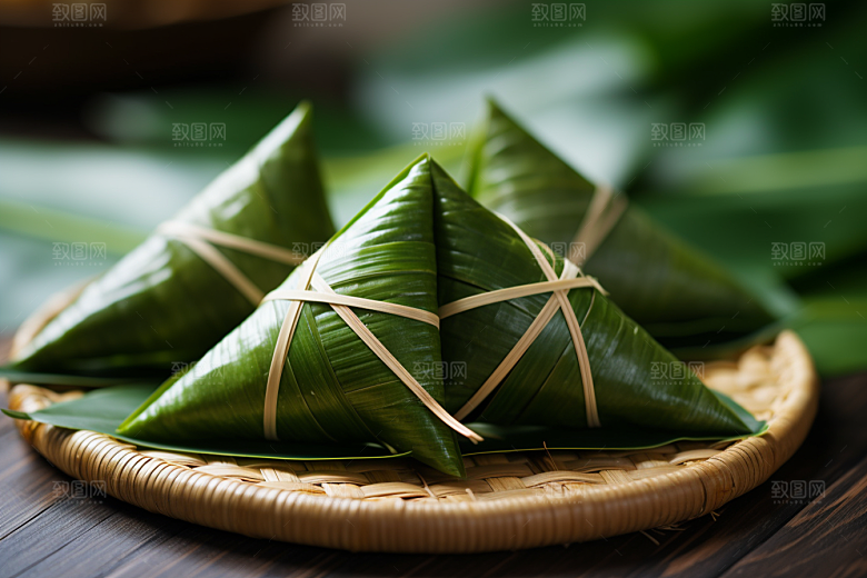 粽子小吃端午节摄影图