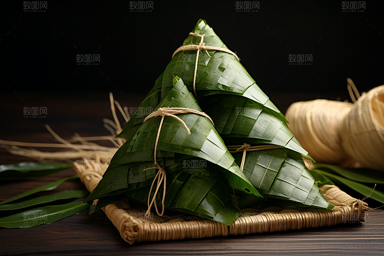 粽子包粽子自然摄影图