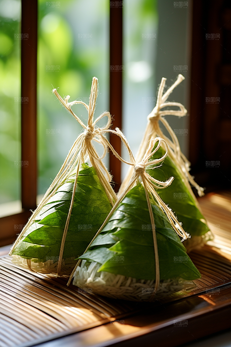 粽子传统美食端午节摄影图