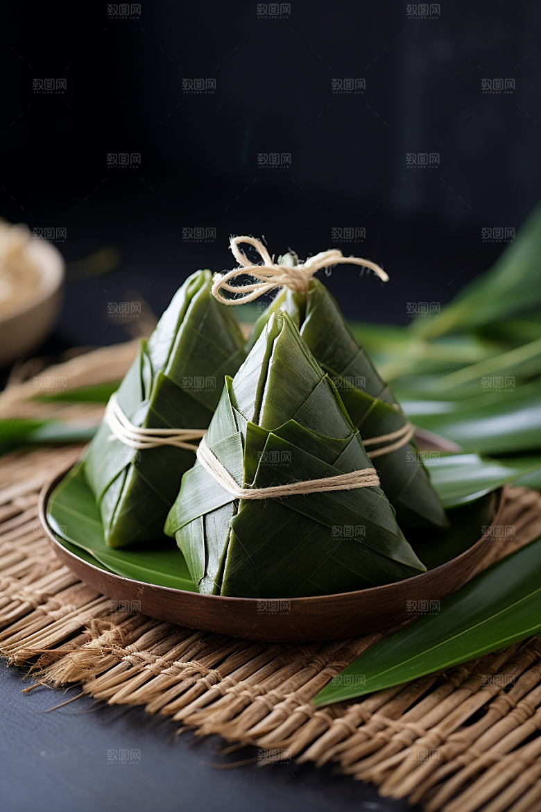 粽子端午节自然摄影图