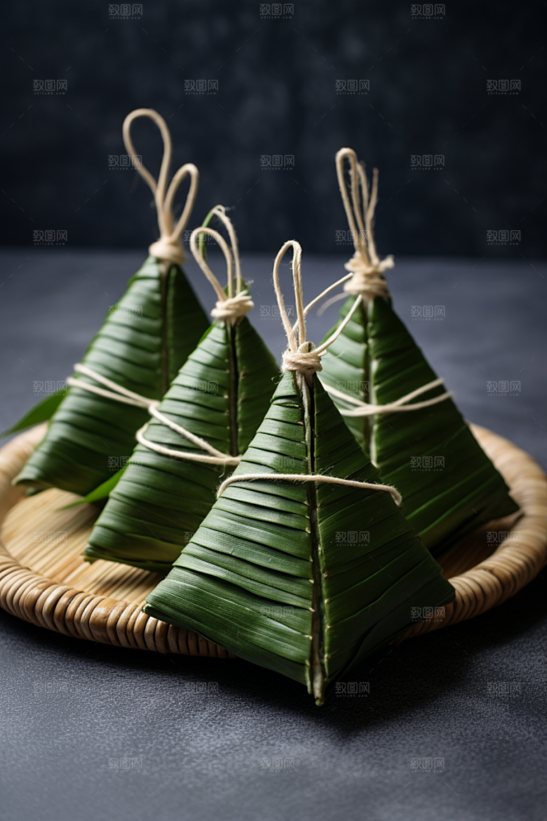 粽子美味自然摄影图