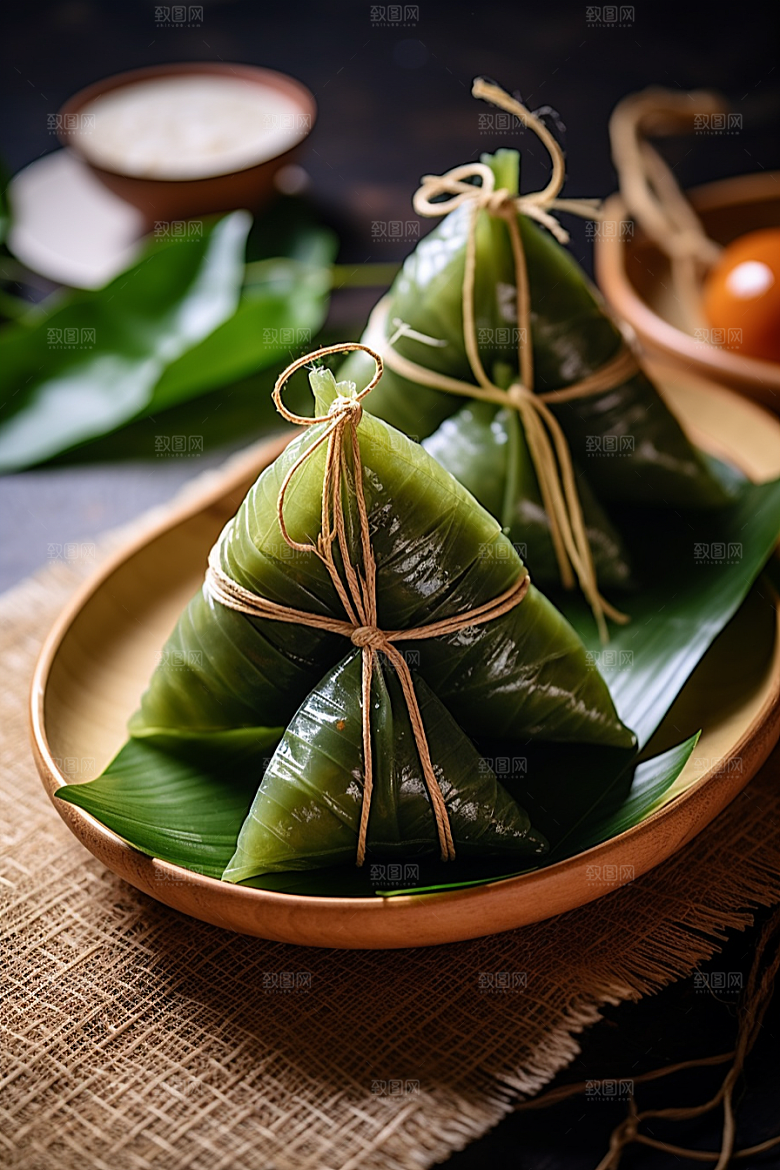 粽子美味节日节气摄影图