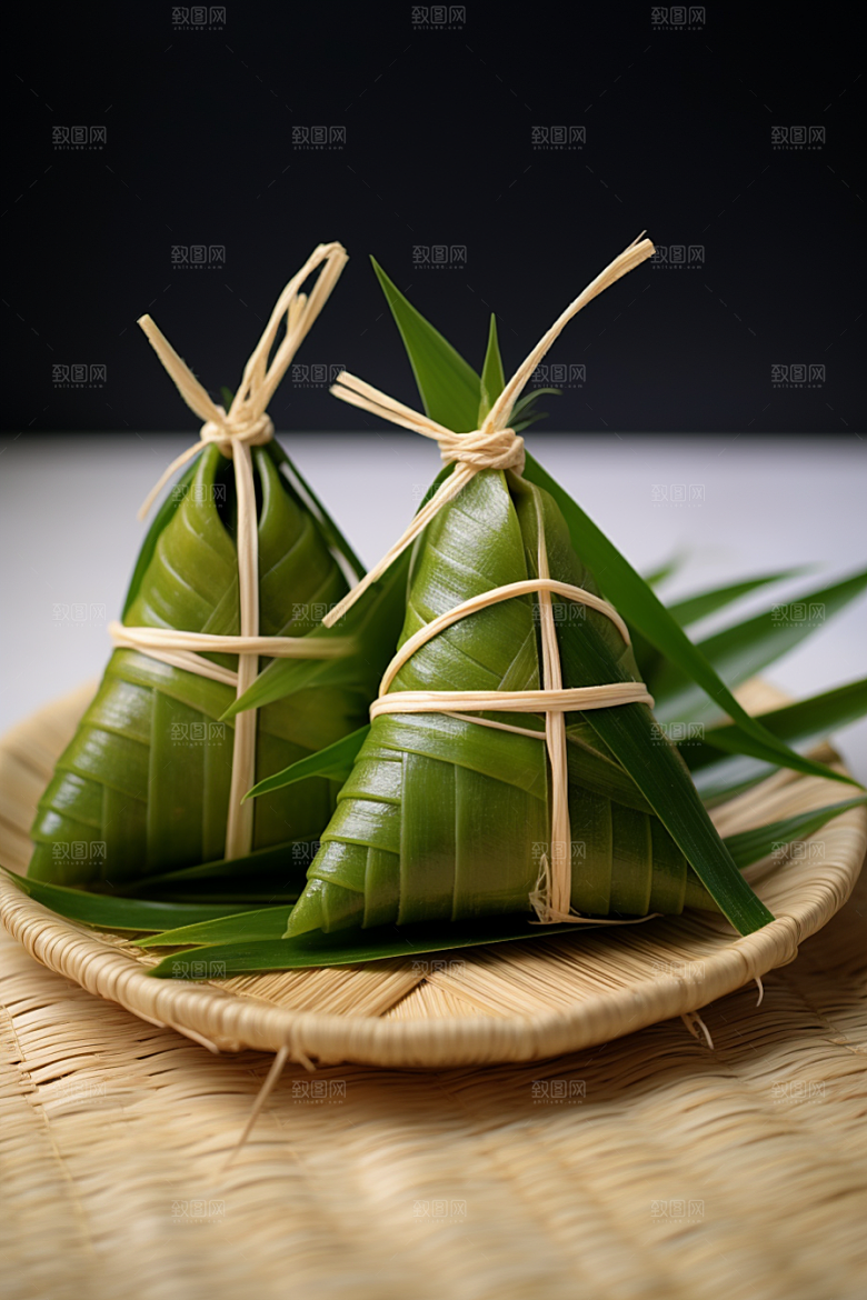 粽子包粽子自然摄影图