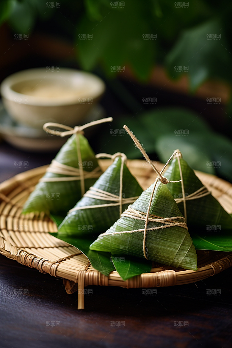 粽子自然包粽子摄影图