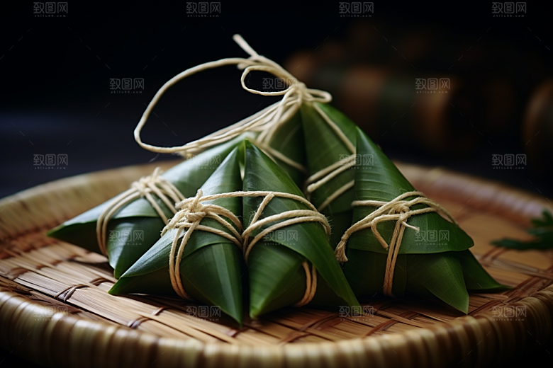 粽子高清小吃摄影图