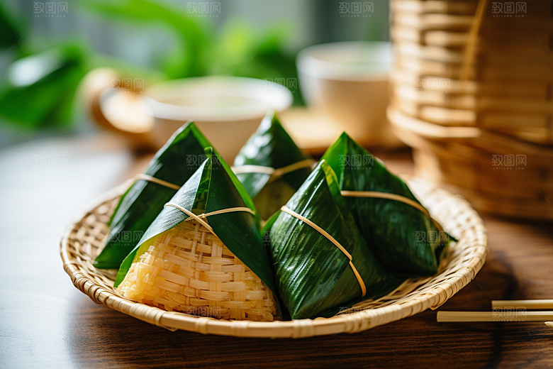 粽子美味节日节气摄影图